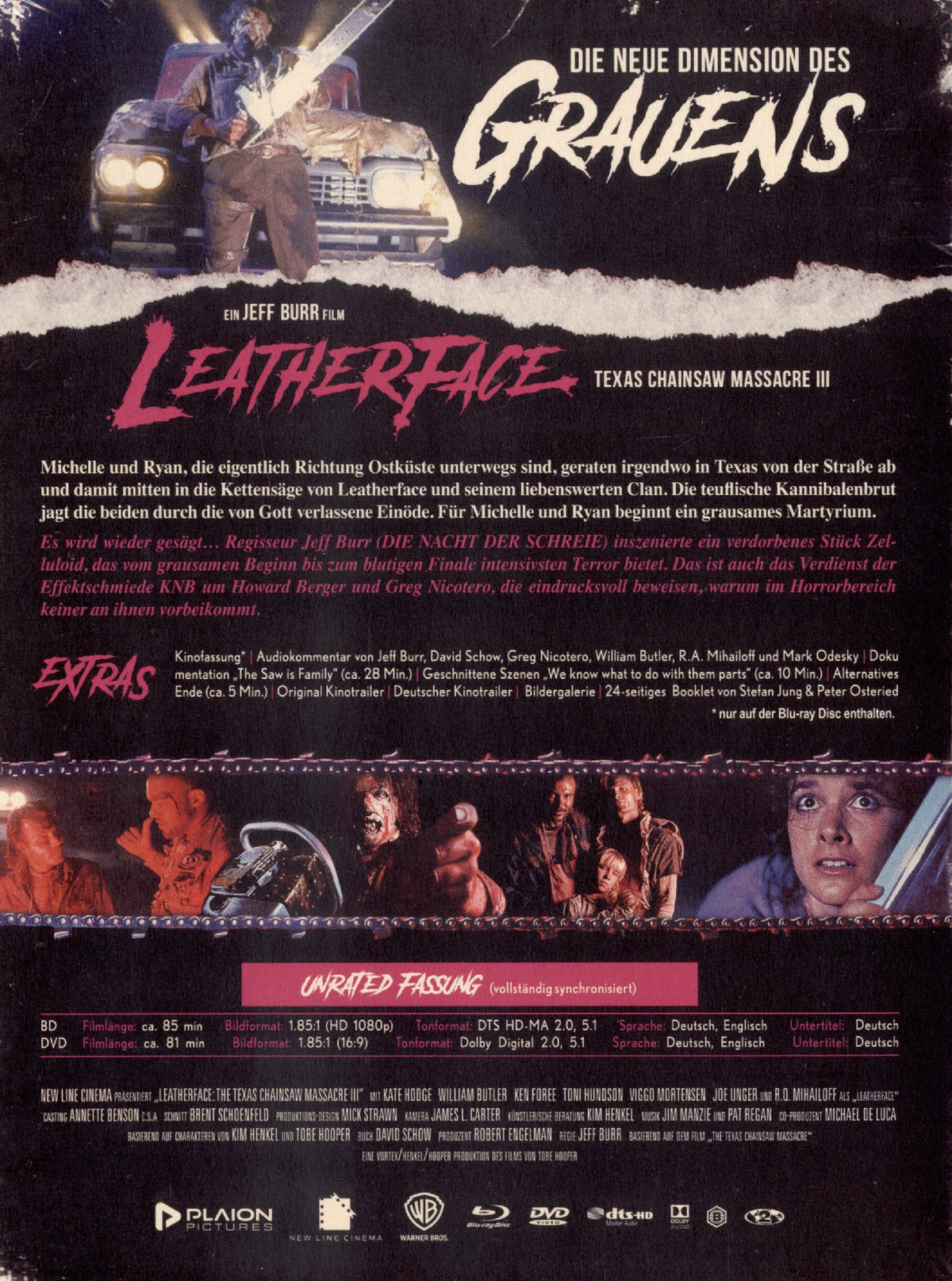 Leatherface: Texas Chainsaw Massacre III - Uncut Digipack Edition  (DVD+blu-ray)
