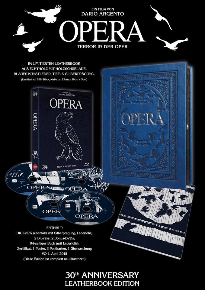 Opera - Uncut Leatherbook Edition (blu-ray)