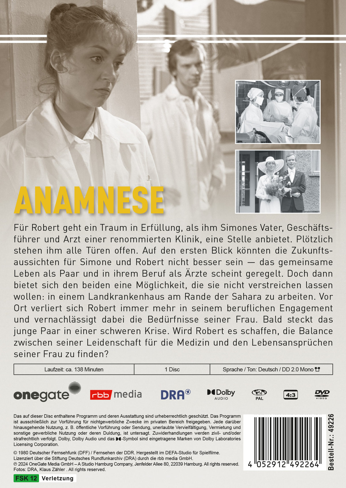 Anamnese (DDR TV-Archiv)  (DVD)