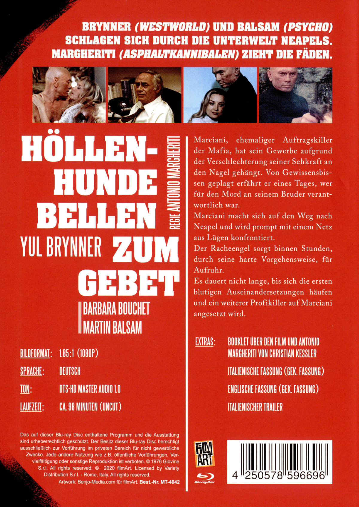 Höllenhunde bellen zum Gebet - Uncut Poliziischi Edition (blu-ray)