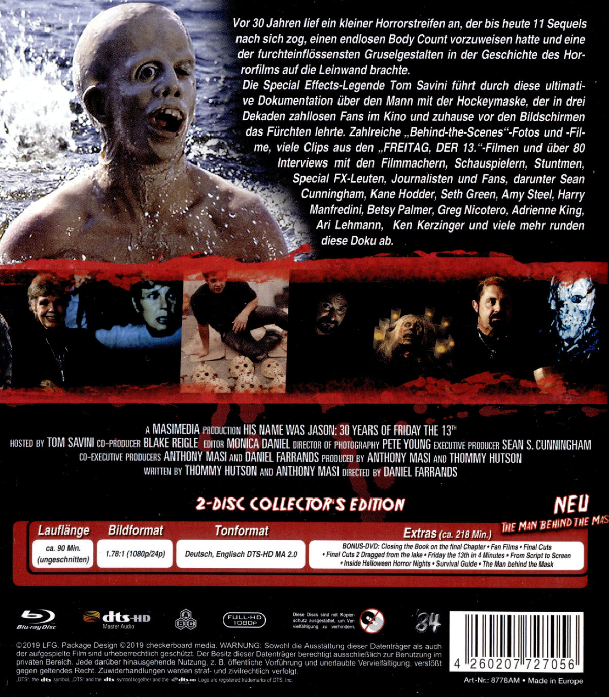 His Name Was Jason - 30 Jahre Freitag der 13. - Uncut Edition (blu-ray)