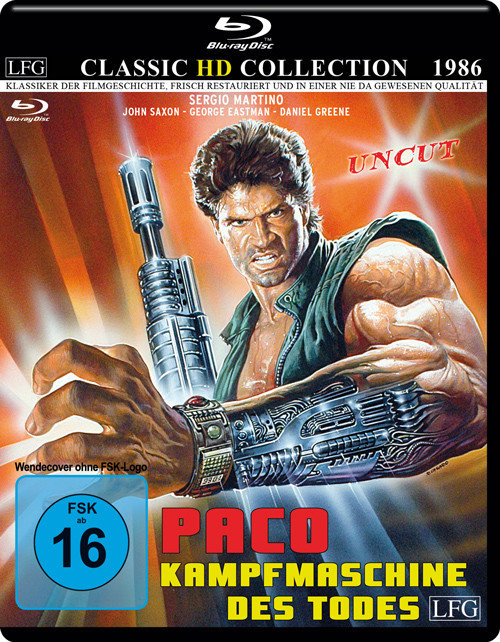Paco - Kampfmaschine des Todes - Uncut Edition (blu-ray)