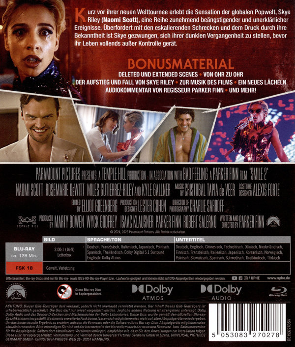 Smile 2 - Siehst du es auch?  (Blu-ray Disc)