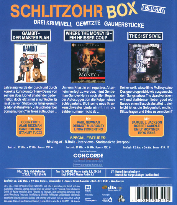 Schlitzohr - Box (blu-ray)