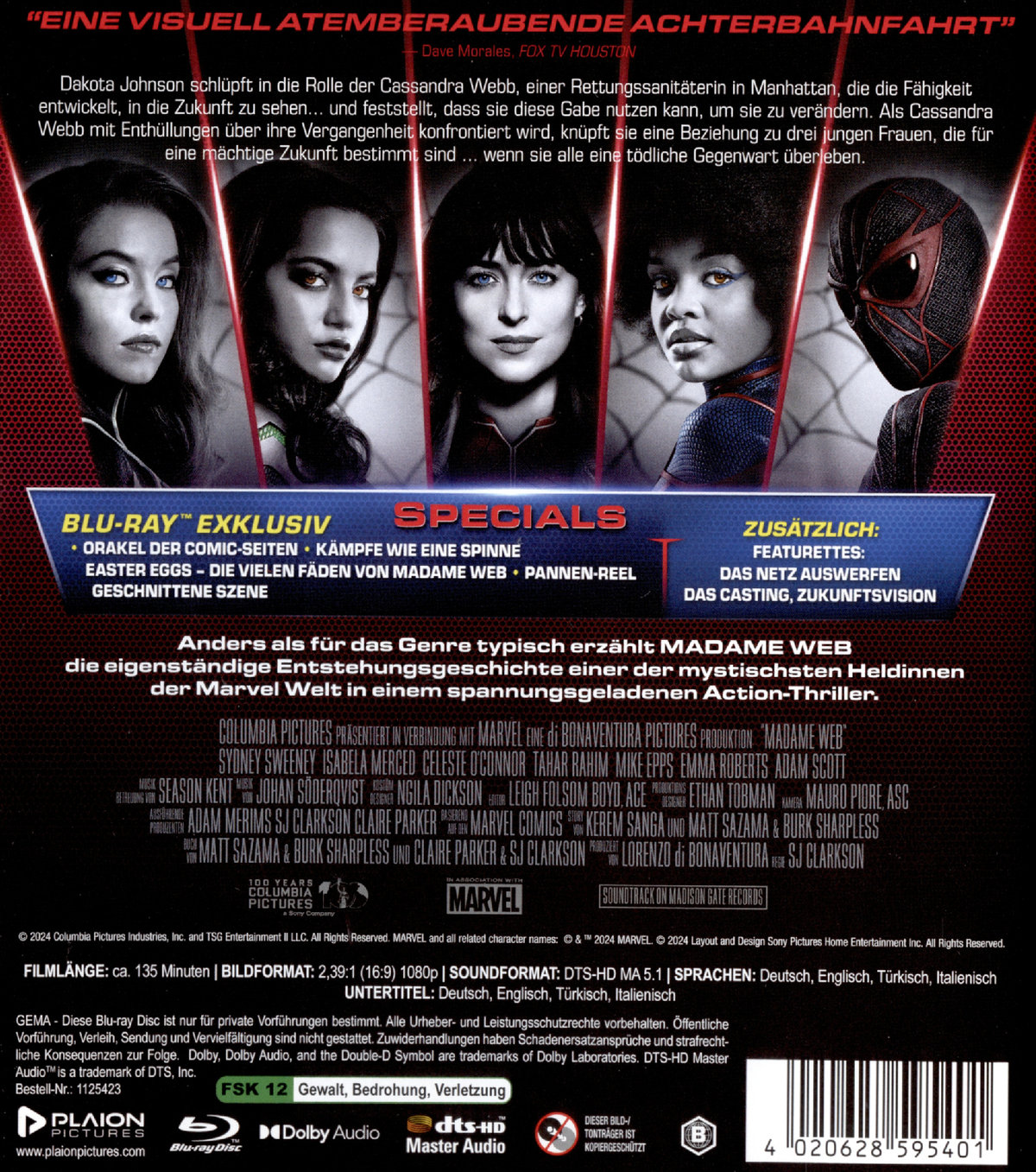 MADAME WEB [BLU-RAY] Neu/ OVP EUR 7,50 - DE