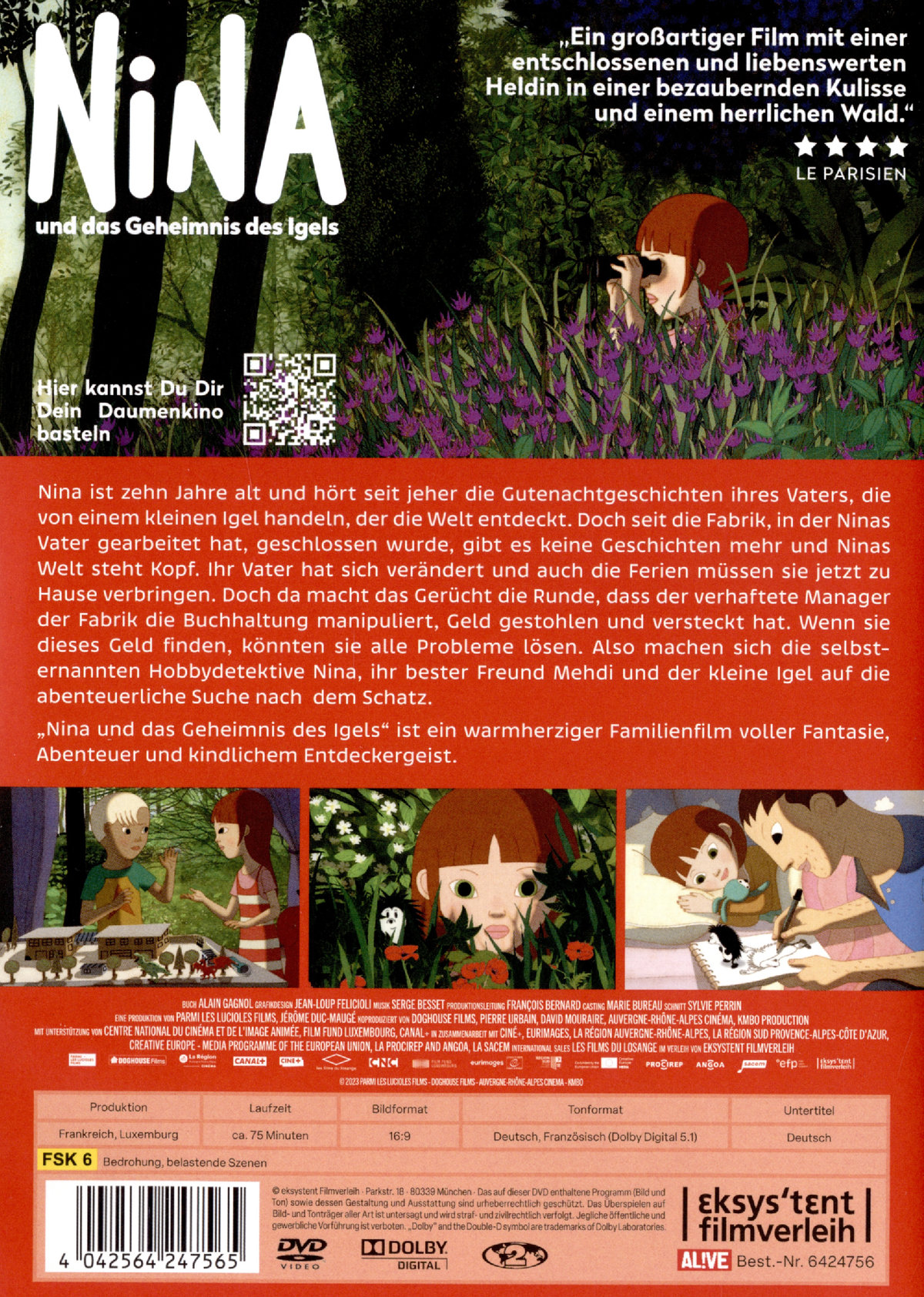 Nina und das Geheimnis des Igels  (DVD)