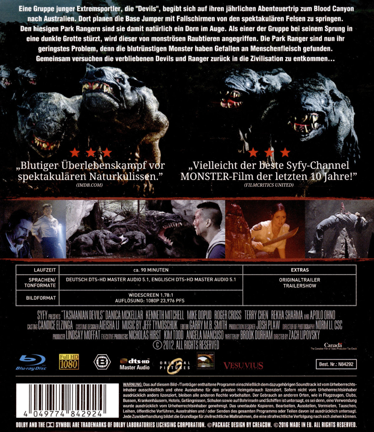 Tasmanian Devils - Die Jagd hat begonnen! (blu-ray)