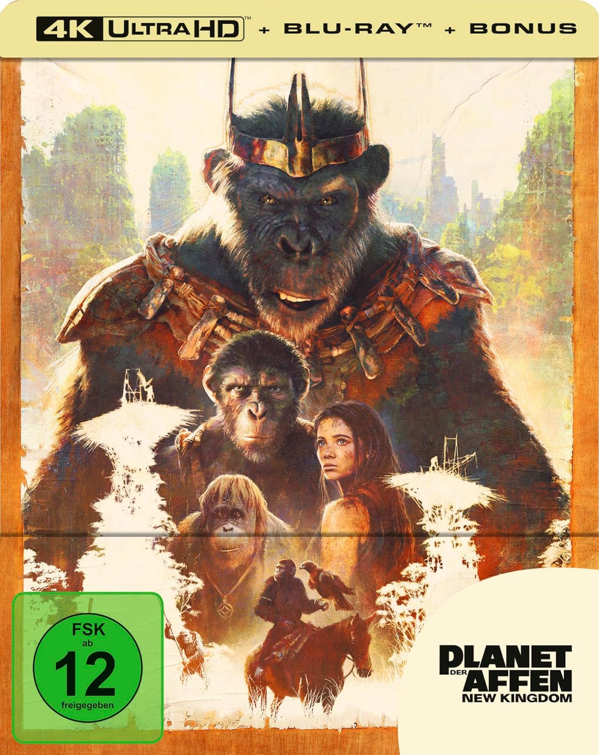 Planet der Affen - New Kingdom - Limited Steelbook Edition  (4K Ultra HD) (+ Blu-ray)