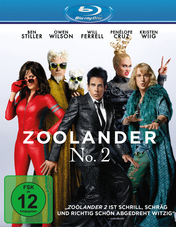 Zoolander No. 2 (blu-ray)