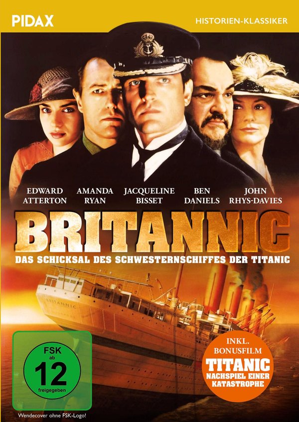 Britannic - Das Schicksal des Schwesternschiffes der Titanic / Spannender Katastrophen-Thriller nach historischen Ereignissen + Bonusfilm (Pidax Historien-Klassiker)  (DVD)