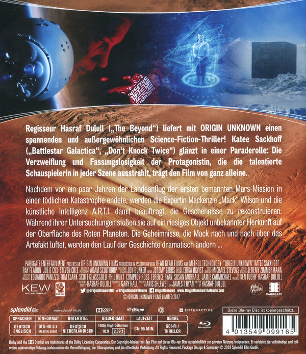 Origin Unknown (blu-ray)