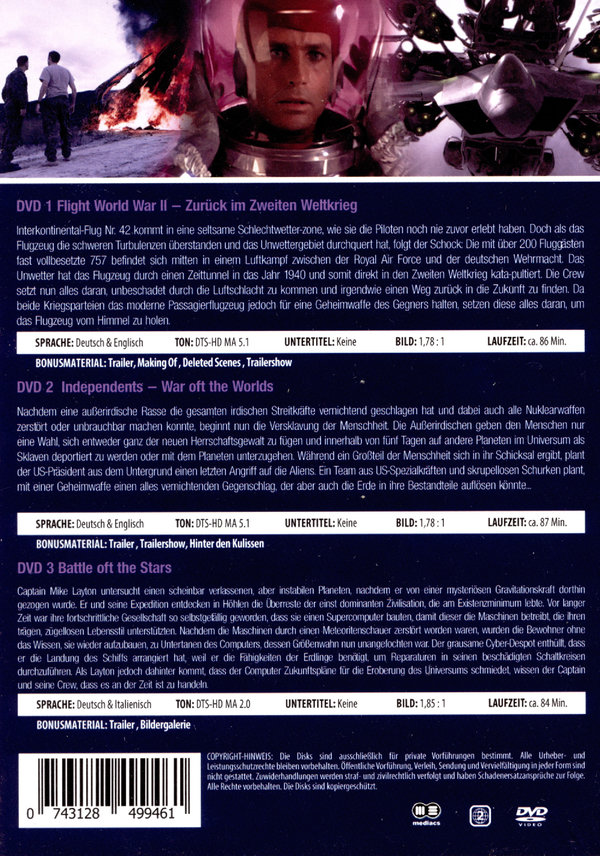 SCIENCE-FICTION DVD BUNDLE NR.2  [3 DVDs]  (DVD)
