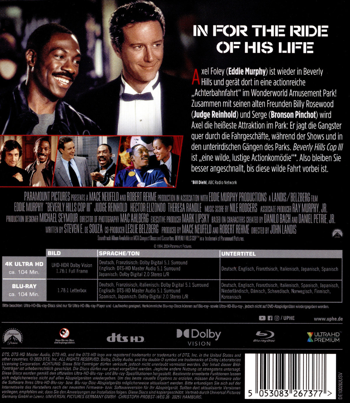 Beverly Hills Cop 3  (4K Ultra HD) (+ Blu-ray) 