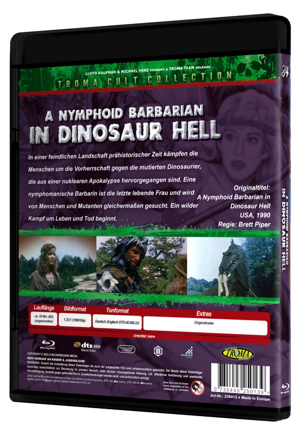 A Nymphoid Barbarian in Dinosaur Hell - Uncut Edition  (blu-ray)