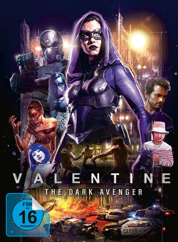 Valentine - The Dark Avenger - Uncut Mediabook Edition (DVD+blu-ray) (A)