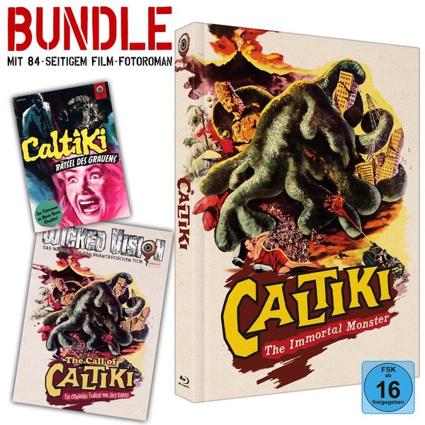 Caltiki - Rätsel des Grauens - Uncut Mediabook Edition  (DVD+blu-ray) (+ Film-Fotoroman) (B)
