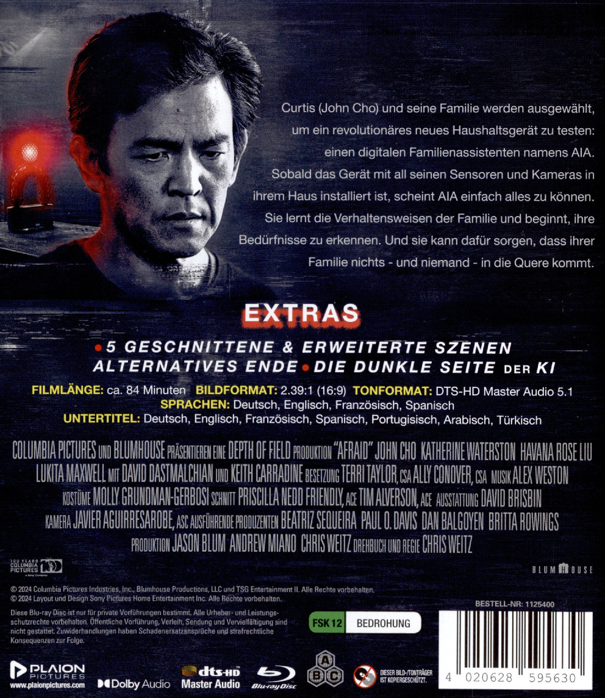 Afraid  (Blu-ray Disc)