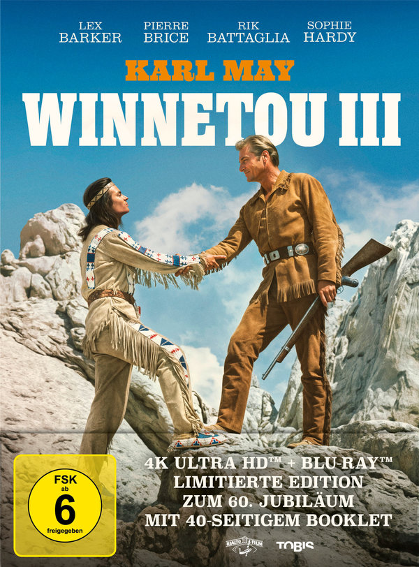 Winnetou 3 - Limited Mediabook Edition  (4K Ultra HD+blu-ray)