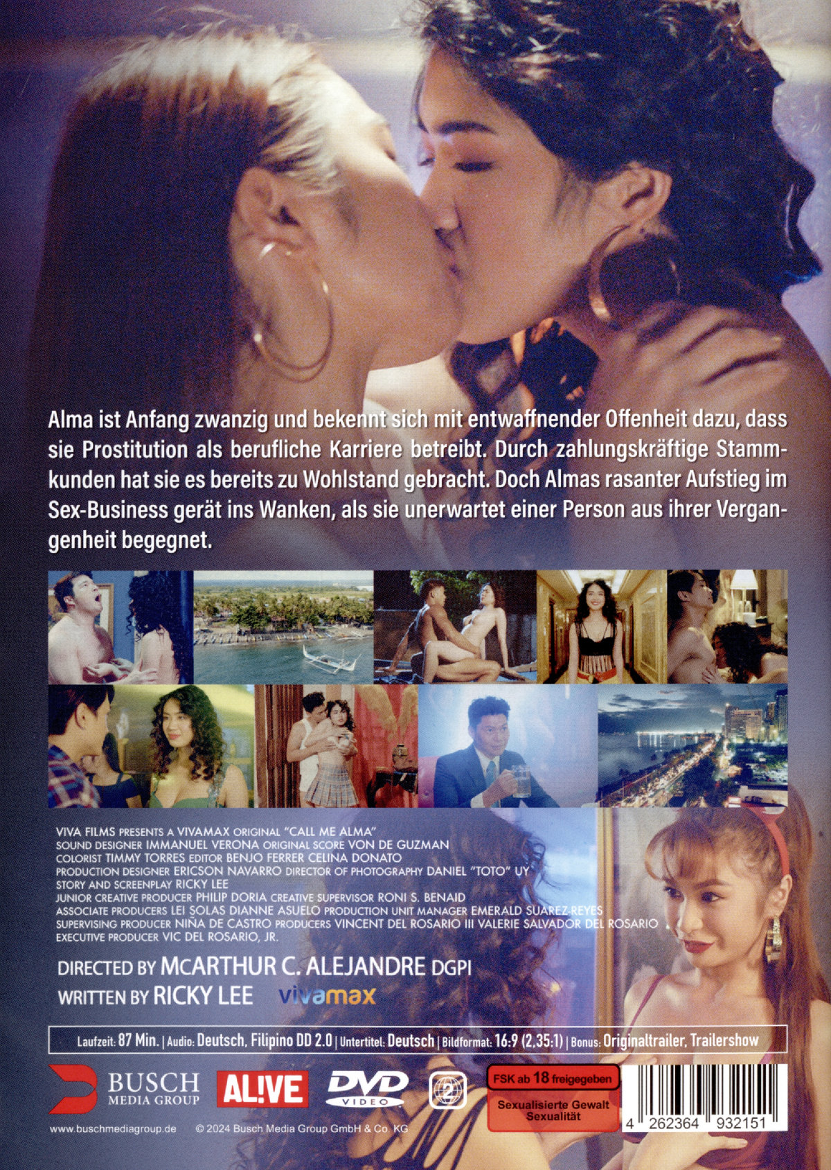 Call Me Alma (Cover B)  (DVD)