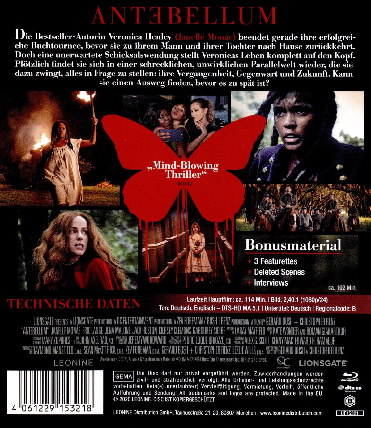 Antebellum (blu-ray)