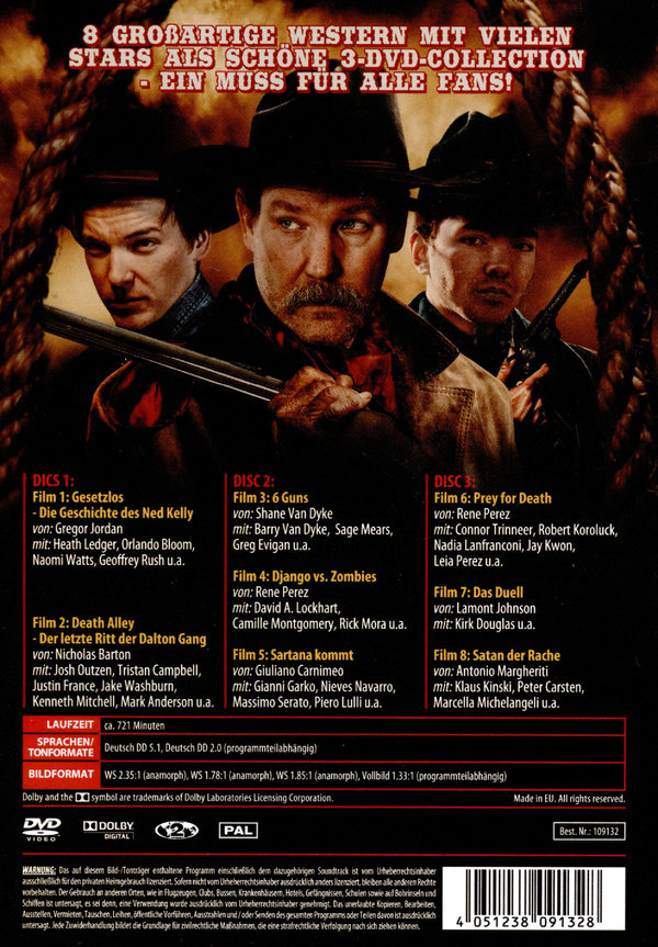 Western Box Vol. 3 Best of 70er Jahre bis heute (3 DVD-Edition)  (DVD)