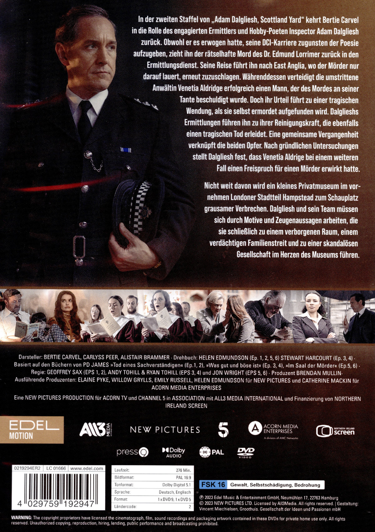 Adam Dalgliesh, Scotland Yard - Staffel 2  [2 DVDs]  (DVD)