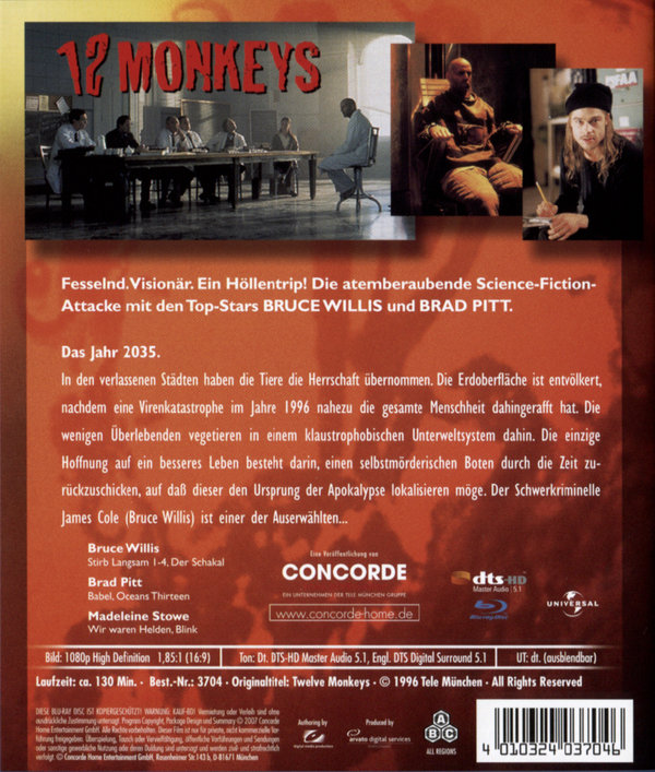 12 Monkeys (blu-ray)