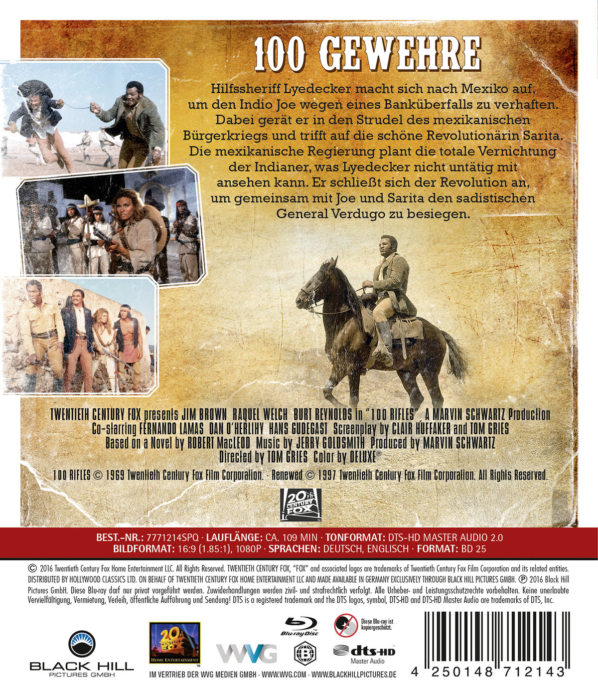 100 Gewehre (blu-ray)