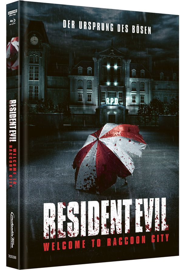 Resident Evil: Welcome to Raccoon City - Uncut Mediabook Edition (4K Ultra HD+blu-ray) (A)