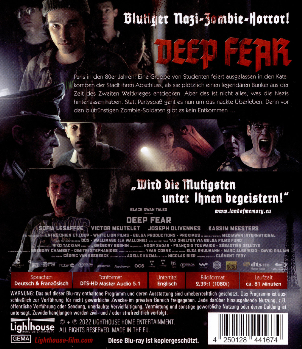 Deep Fear - Reich der Untoten (blu-ray)