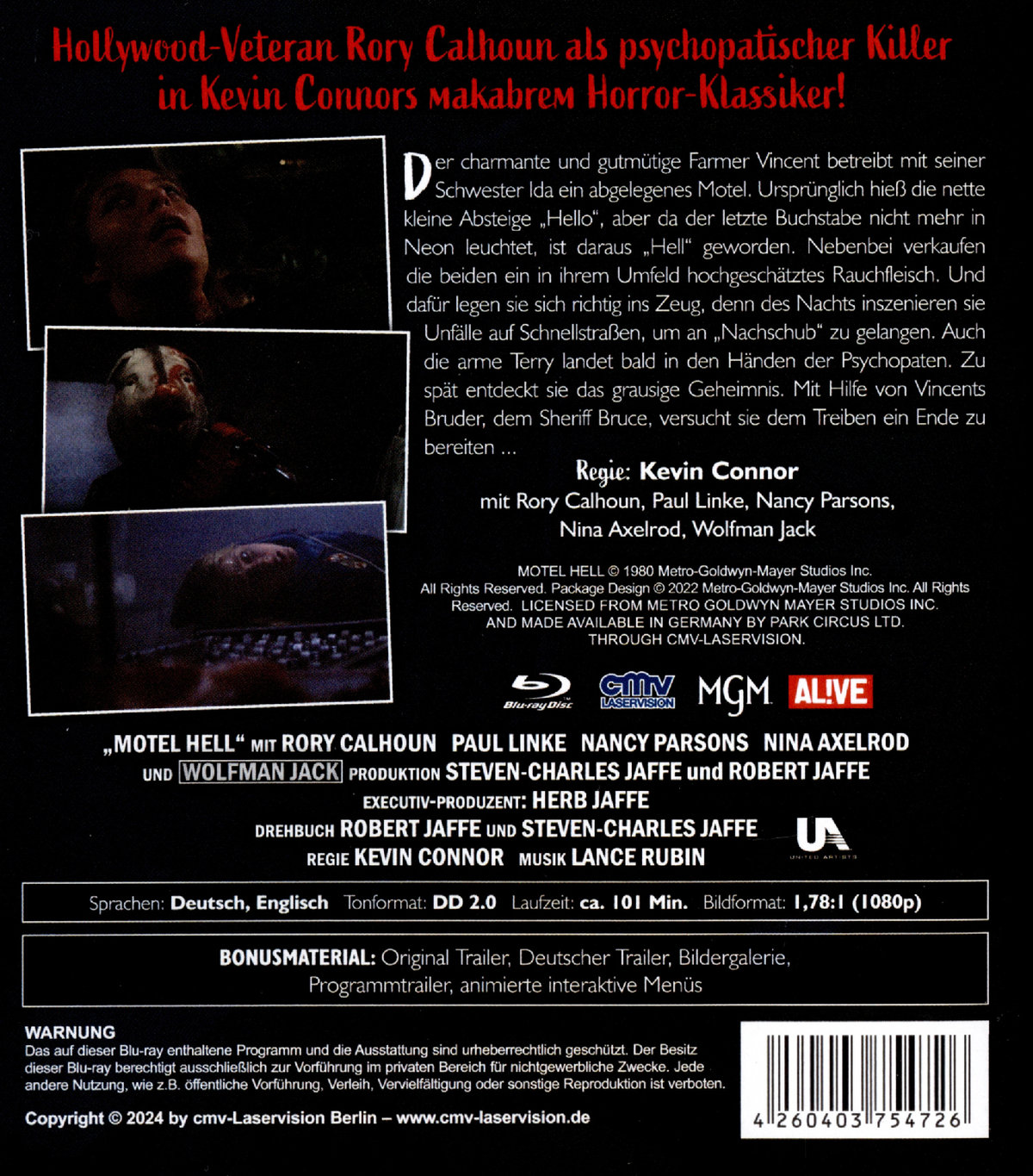 Motel Hell (Hotel zur Hölle)  (Blu-ray Disc)