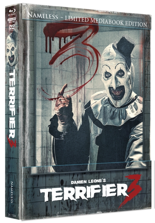 Terrifier 3 - Uncut Mediabook Edition  (4K Ultra HD+blu-ray+DVD) (E)