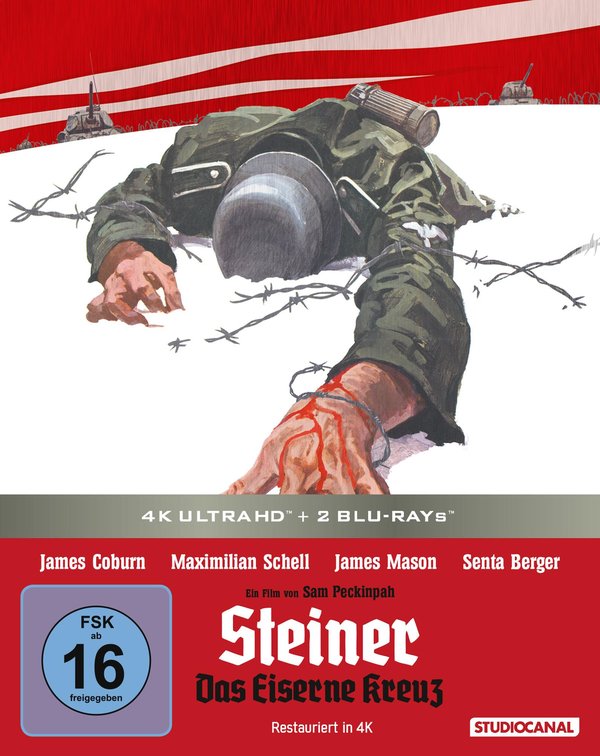 Steiner - Das Eiserne Kreuz - Limited Steelbook Edition  (4K Ultra HD+blu-ray)