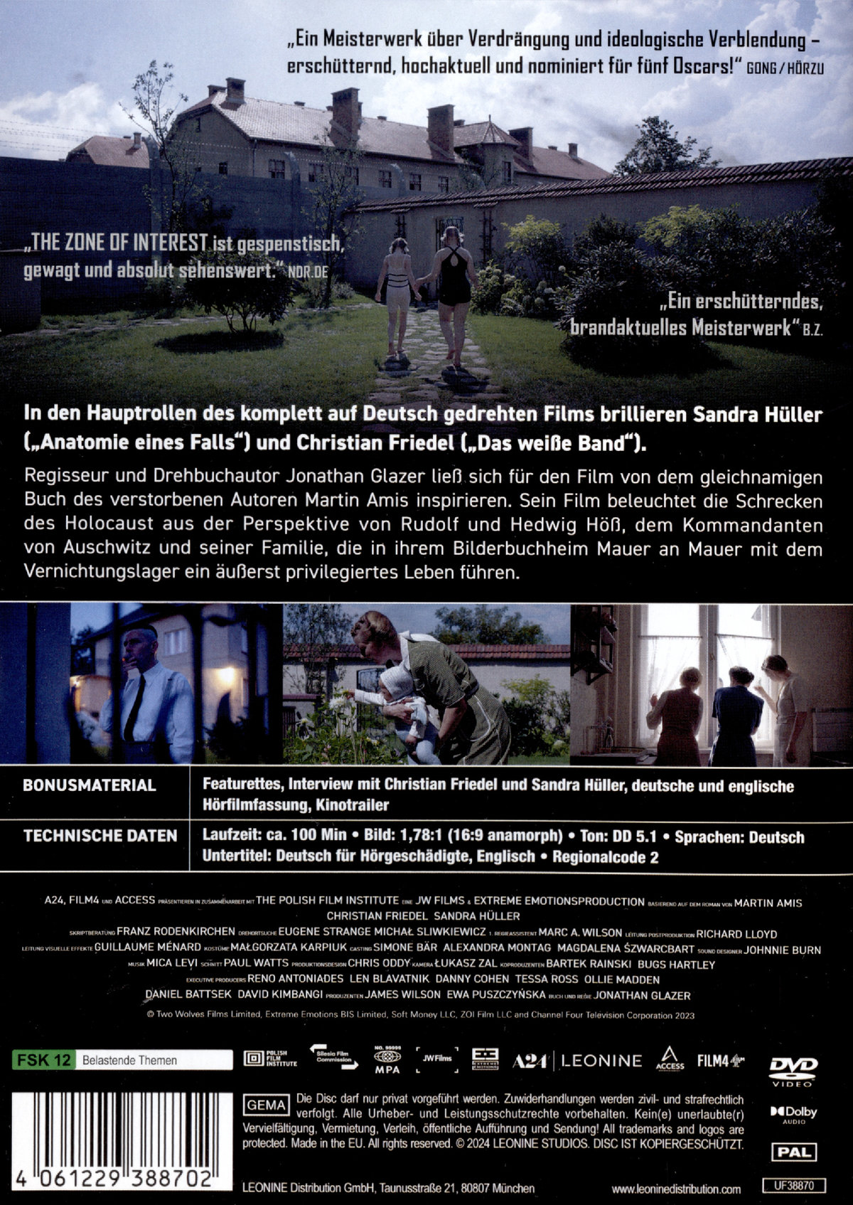 The Zone of Interest  (DVD)