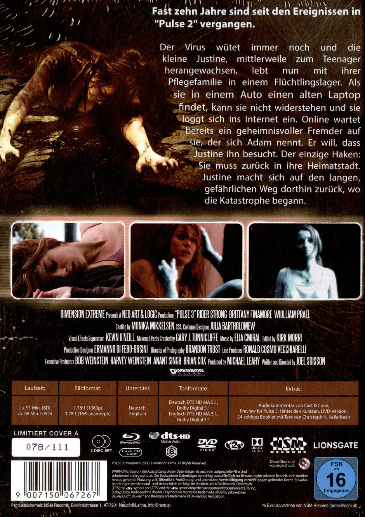 Pulse 3 - Uncut Mediabook Edition  (DVD+blu-ray) (A)