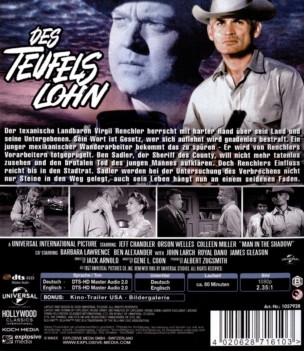 Des Teufels Lohn (blu-ray)