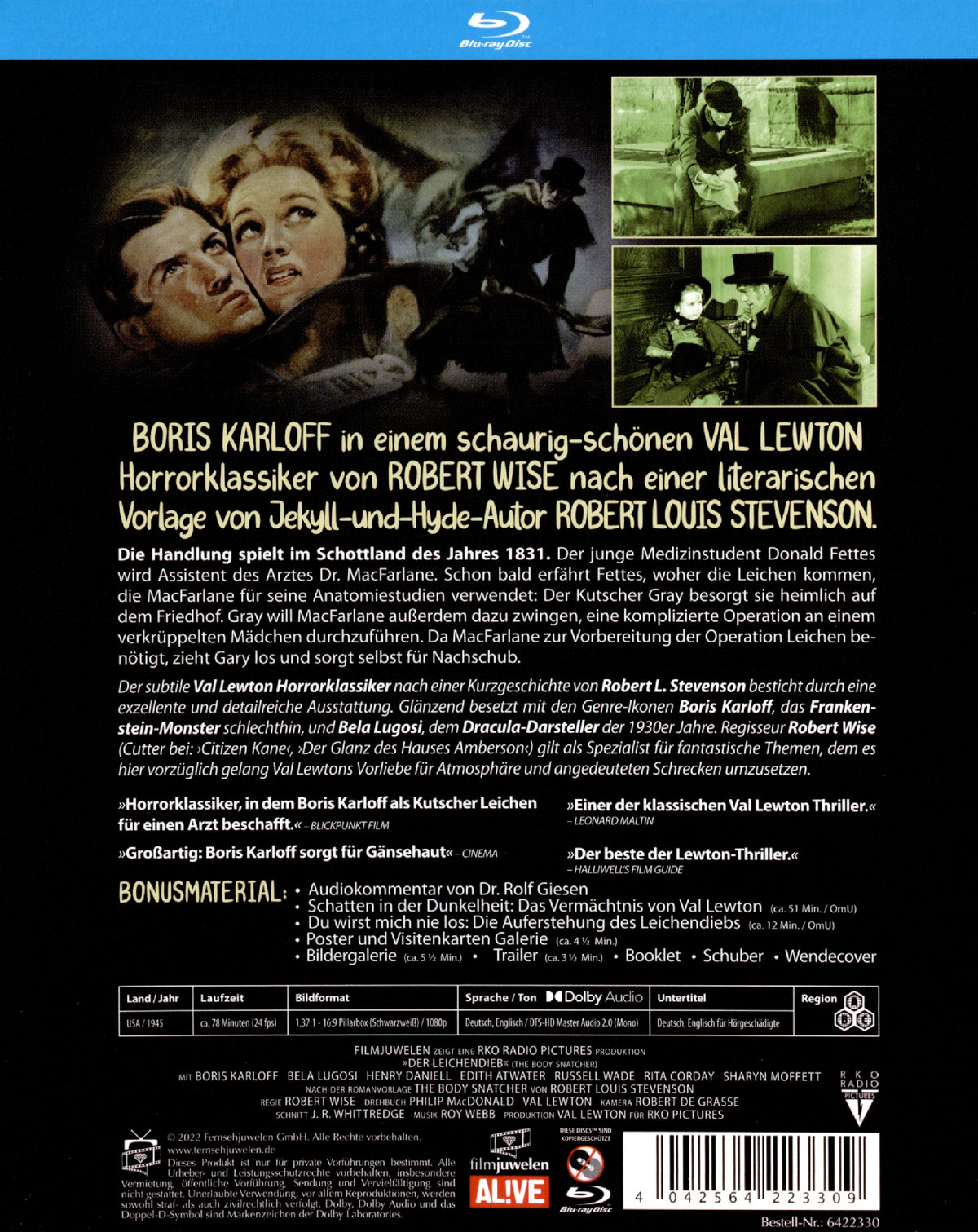 Leichendieb, Der (blu-ray)