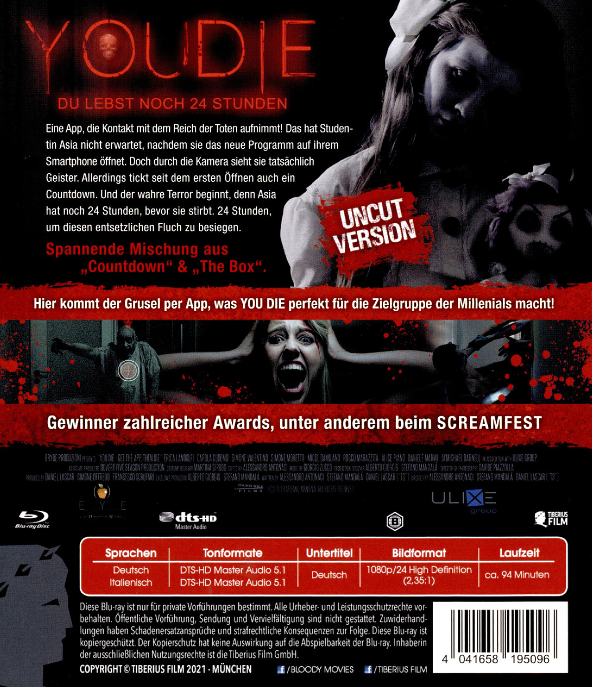 You Die - Du lebst noch 24 Stunden (blu-ray)