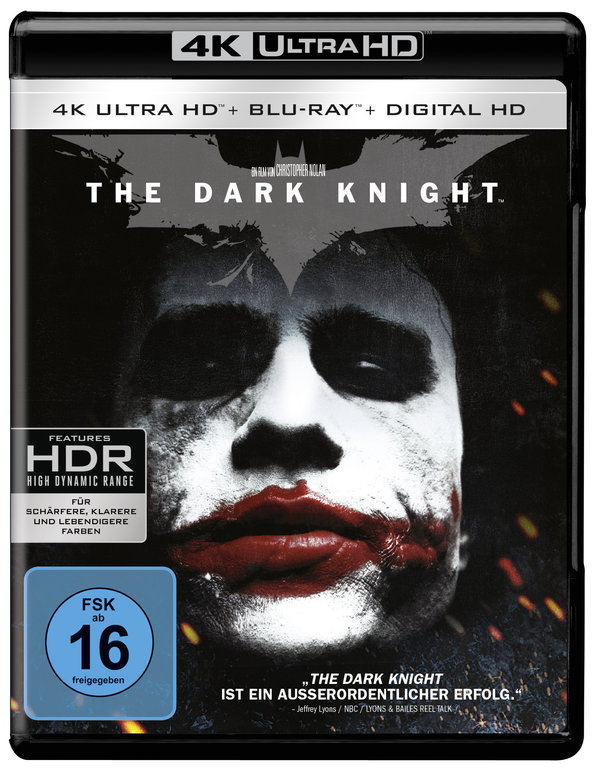 The Dark Knight  (4K Ultra HD) (+ 2 Blu-rays)  (Blu-ray 4K Ultra HD)