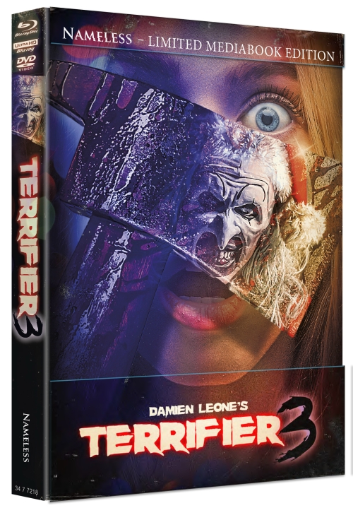 Terrifier 3 - Uncut Mediabook Edition  (4K Ultra HD+blu-ray+DVD) (F)