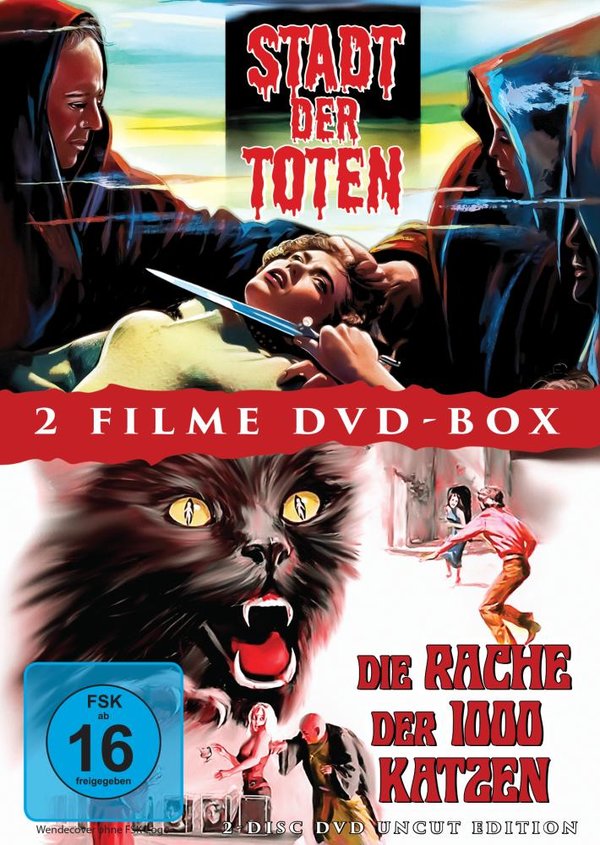 STADT DER TOTEN + DIE RACHE DER 1000 KATZEN - 2 Disc Uncut Horror DVD Box  [2 DVDs]  (DVD)