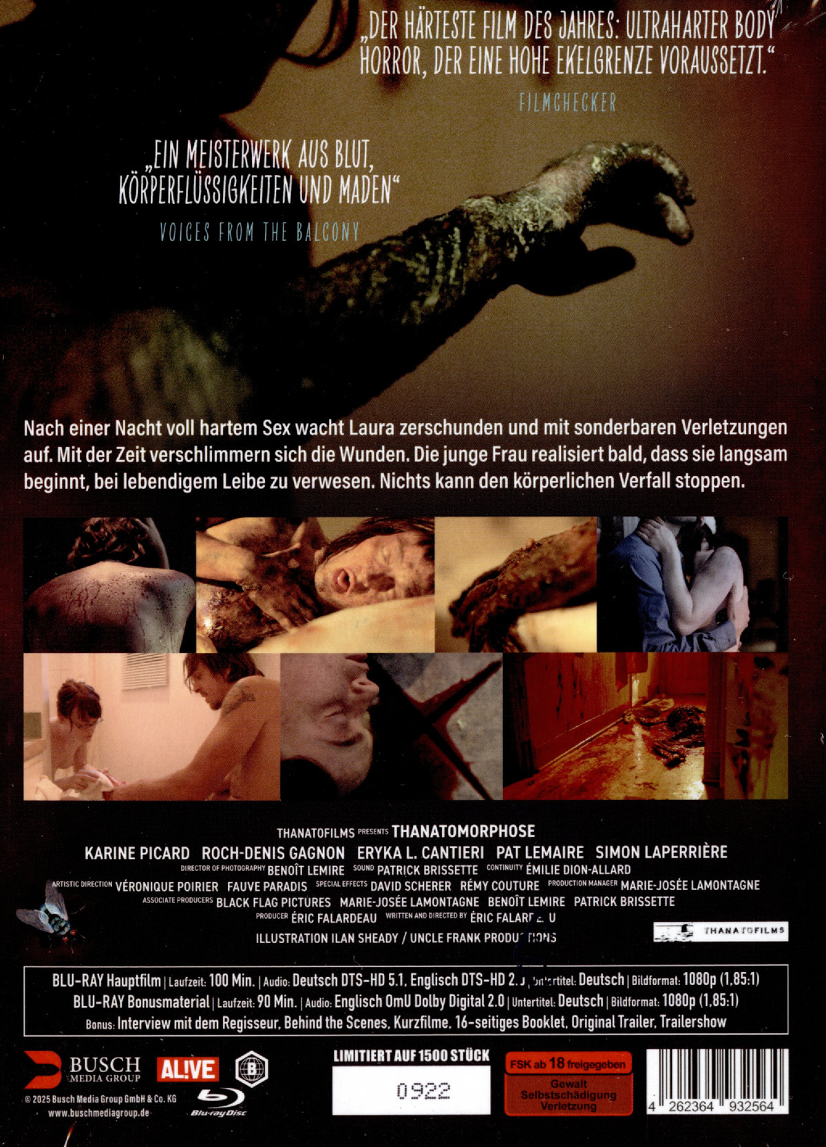 Thanatamorphose - Uncut Mediabook Edition  (blu-ray)