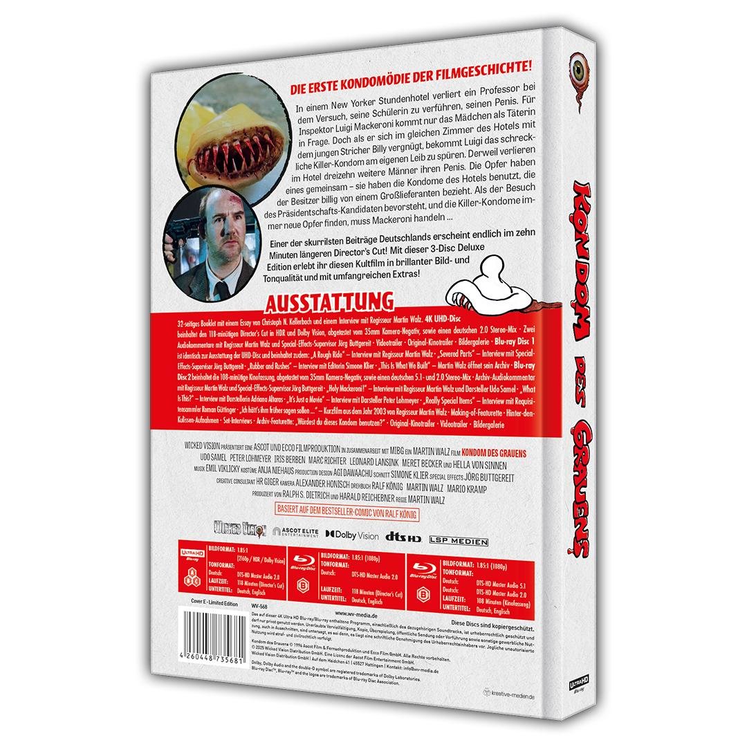 Kondom des Grauens - Directors Cut Mediabook Edition  (4K Ultra HD+blu-ray) (E)