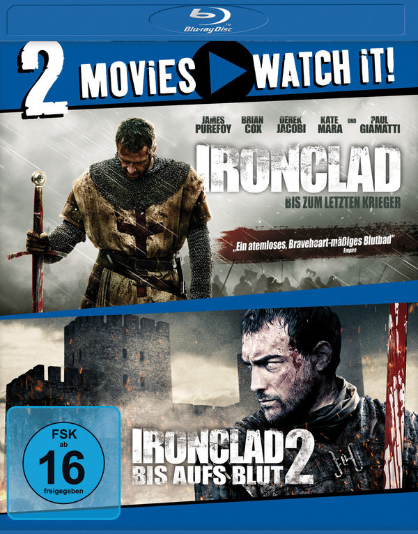 Ironclad - Bis zum letzten Krieger/Ironclad 2 - Bis aufs Blut (blu-ray)