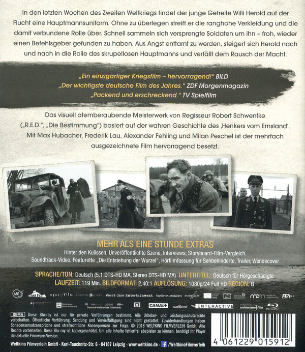 Hauptmann, Der (blu-ray)