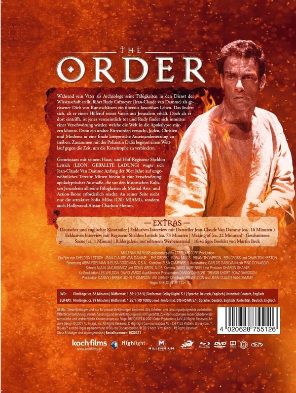 Order, The - Uncut Mediabook Edition (DVD+blu-ray) (A)