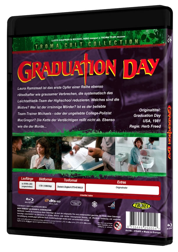 Graduation Day - Uncut Edition  (blu-ray)