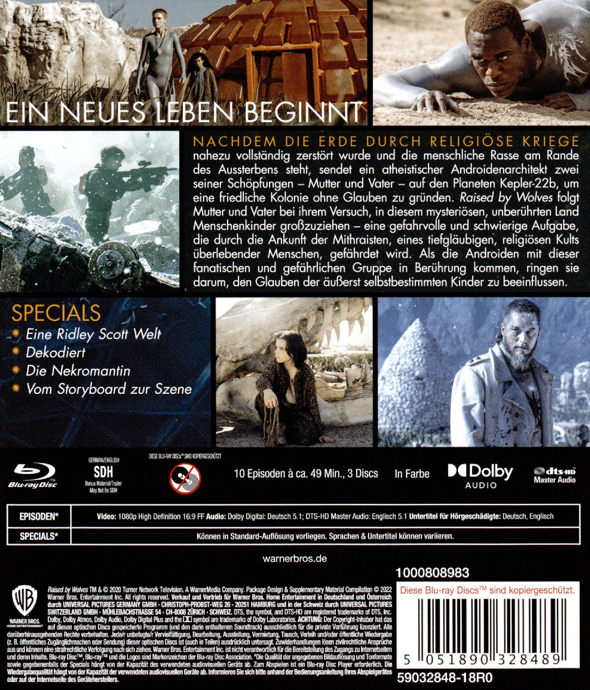 Raised By Wolves - Staffel 1 (blu-ray)