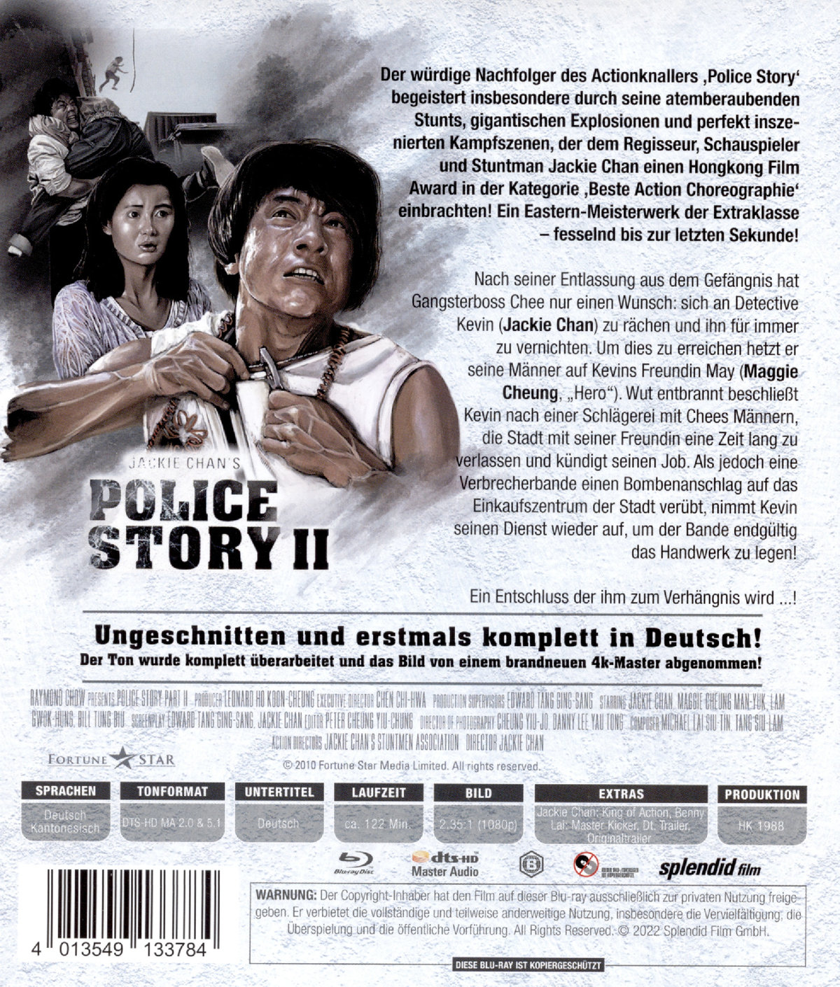 Police Story 2 (blu-ray)