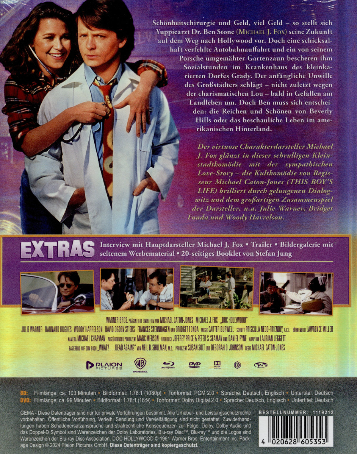 Doc Hollywood - Uncut Mediabook Edition  (DVD+blu-ray)